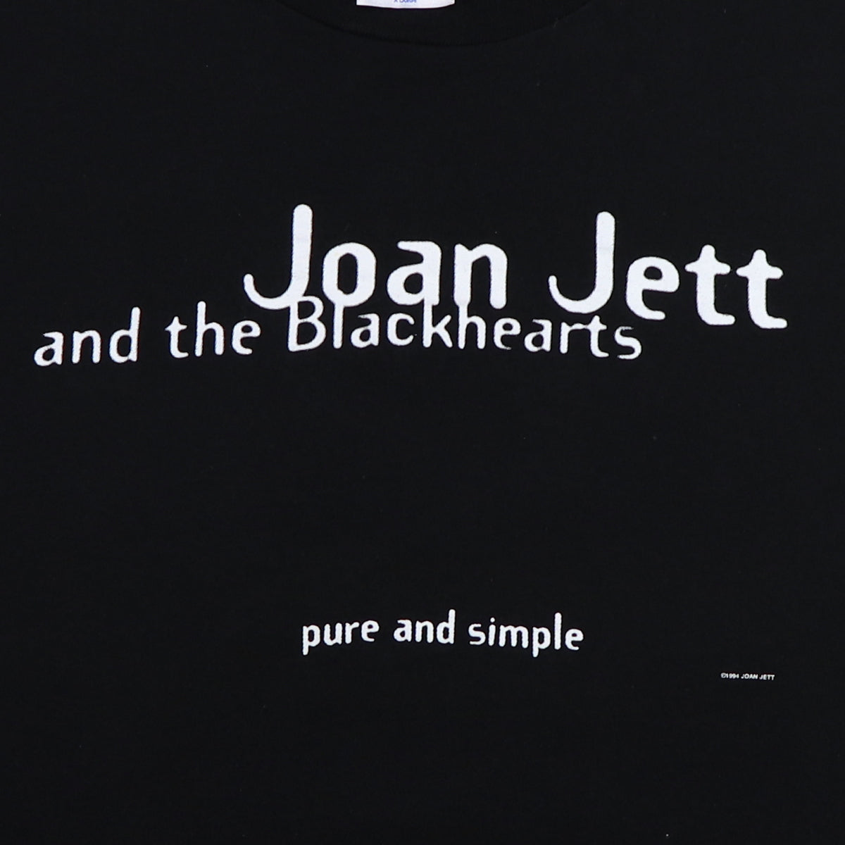 1994 Joan Jett And The Blackhearts Pure And Simple Shirt