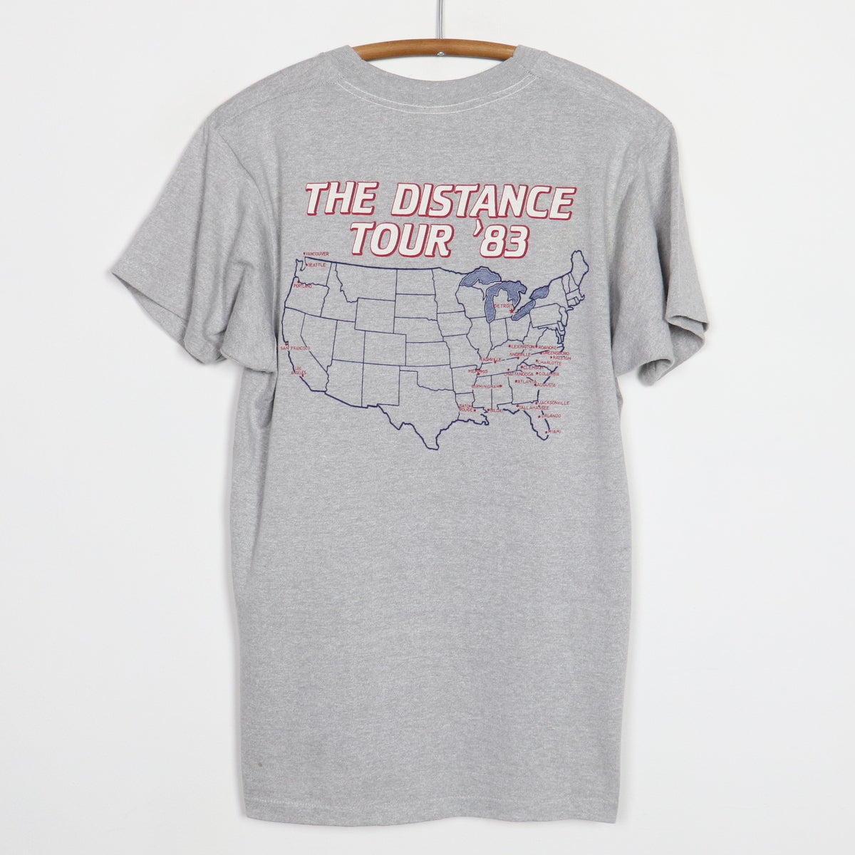 1983 Bob Seger The Distance Tour Shirt