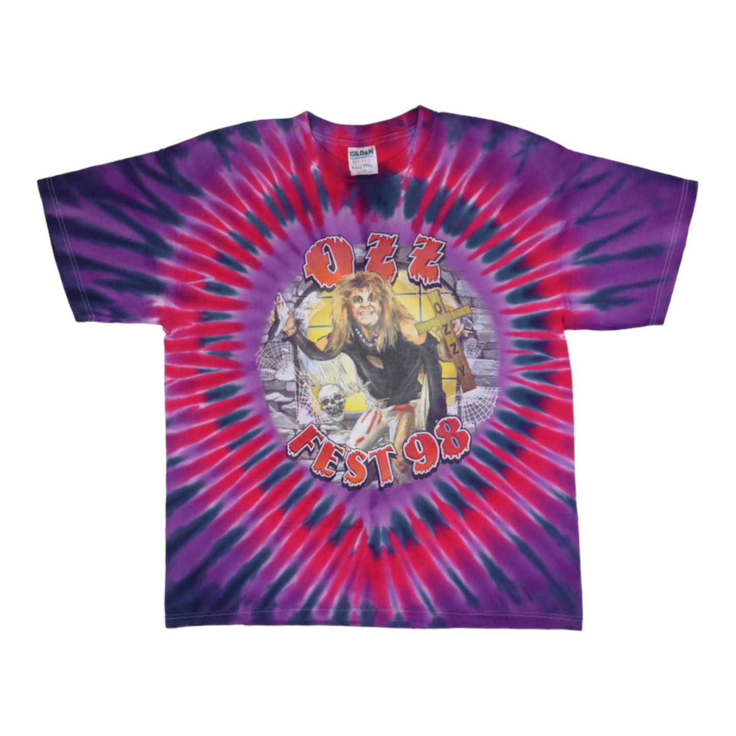 1998 Ozzfest Tour Tie Dye Shirt