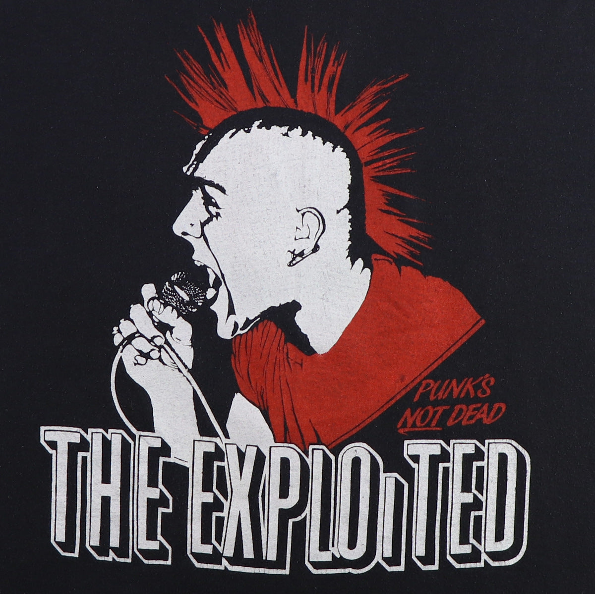 1980s The Exploited Punks Not Dead Shirt – WyCo Vintage