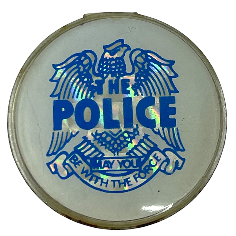 1980s The Police May You Be With The Force Pin