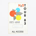 1983 Hall and Oates H2O Tour All Access Pass