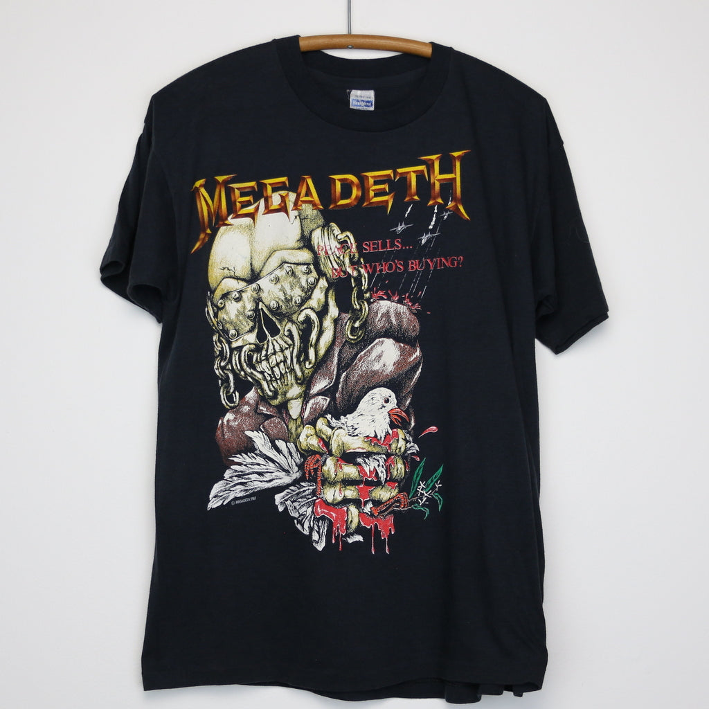 1987 Megadeth Peace Sells Tour Shirt