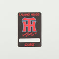 1983 Talking Heads Speaking In Tongues Tour Backstage Pass