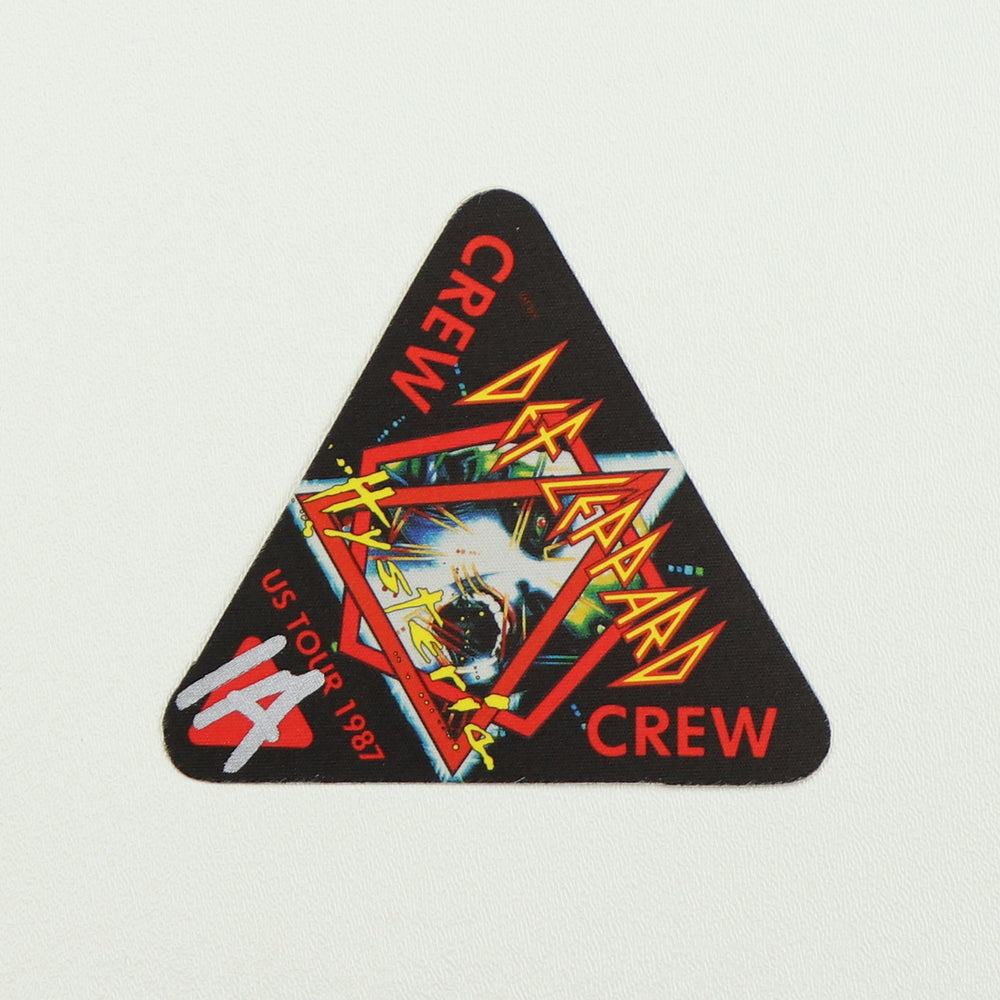 1987 Def Leppard Hysteria Tour Crew Backstage Pass