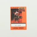 1986 Ozzy Osbourne The Ultimate Sin Tour Local Crew Backstage Pass