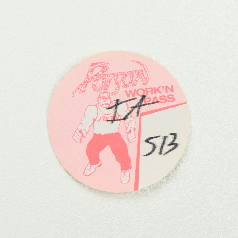 1988 Poison Tour Backstage Pass